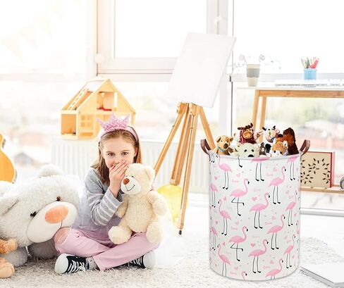 Baby Laundry Basket Nursery Baby Hamper Kids Laundry Hamper Cute Toy Storage Bin for Boys and Girls Baby Animal Room Decor(Animal) in Kuwait