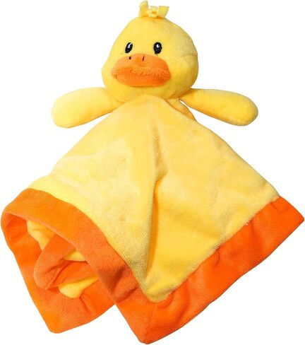 Lovey Security Blanket 12 inch Square Stuffed Animal Baby Blankie for Girls or Boys (Cow) by Baberoo, 12 Inch (Pack of 1) in Saudi Arabia