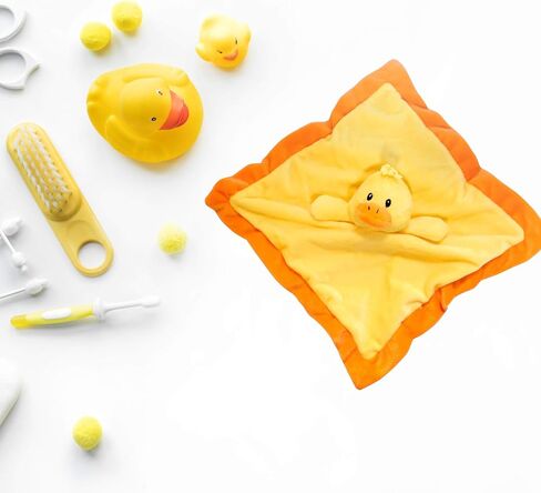 Lovey Security Blanket 12 inch Square Stuffed Animal Baby Blankie for Girls or Boys (Cow) by Baberoo, 12 Inch (Pack of 1) in Saudi Arabia