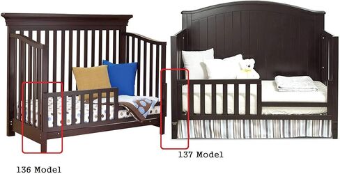 Sorelle Providence Convertible Crib Toddler Rail, Vintage Frost in Kuwait