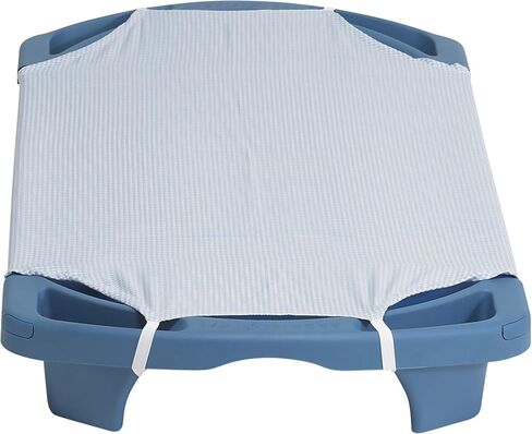 Children's Factory Angeles Angels Rest Gingham Cot Sheet, Toddler-Size, AFB5700TG, Kids Daycare, Classroom or Preschool Poly/Cotton Fitted Nap Sheet with Elastic Straps in Saudi Arabia