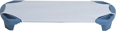 Children's Factory Angeles Angels Rest Gingham Cot Sheet, Toddler-Size, AFB5700TG, Kids Daycare, Classroom or Preschool Poly/Cotton Fitted Nap Sheet with Elastic Straps in Saudi Arabia
