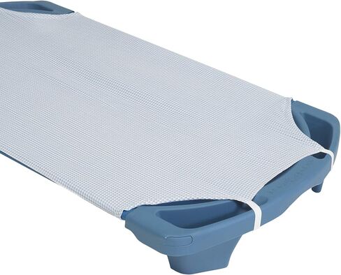 Children's Factory Angeles Angels Rest Gingham Cot Sheet, Toddler-Size, AFB5700TG, Kids Daycare, Classroom or Preschool Poly/Cotton Fitted Nap Sheet with Elastic Straps in Saudi Arabia