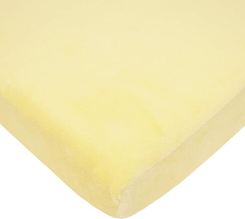 American Baby Company Heavenly Soft Chenille Fitted Mini Crib Sheet 24" x 38", Warm and Cozy Chenille Portable Sheet, Blue, for Boys and Girls, Fits Most Pack N Play Mattresses in Kuwait