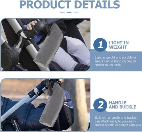 تودمومي قطعتان من حقائب معزولة لزجاجة الرضاعة الحرارية لحليب الثدي مع مشبك تعليق حقيبة عازلة محمولة لحديثي الولادة والاطفال الصغار للسفر, ألوان متنوعة, 24x8cm, عصري in Kuwait