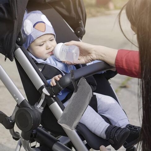 تودمومي قطعتان من حقائب معزولة لزجاجة الرضاعة الحرارية لحليب الثدي مع مشبك تعليق حقيبة عازلة محمولة لحديثي الولادة والاطفال الصغار للسفر, ألوان متنوعة, 24x8cm, عصري in Kuwait