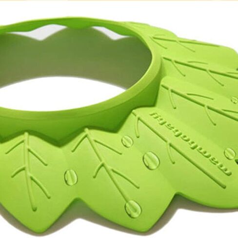 Baby Shower Cap, Soft Baby Bath Head Cap Leaf Shaped Elastic Bath Safety Hat Shower Visor Bathing Hat for Toddler Baby Kids Children Washing Hair in Saudi Arabia