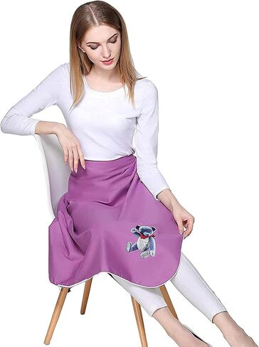 5G Anti-Radiation Blanket, EMF Shield Protection Apron for Pregnancy, Infants, Baby, Children, Maternity Cloak Silver Fiber Soft and Breathable-95 * 75CM-Purple ( Color : 95*75CM , Size : Purple ) in Saudi Arabia