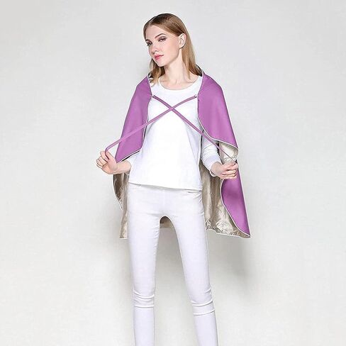 5G Anti-Radiation Blanket, EMF Shield Protection Apron for Pregnancy, Infants, Baby, Children, Maternity Cloak Silver Fiber Soft and Breathable-95 * 75CM-Purple ( Color : 95*75CM , Size : Purple ) in Saudi Arabia