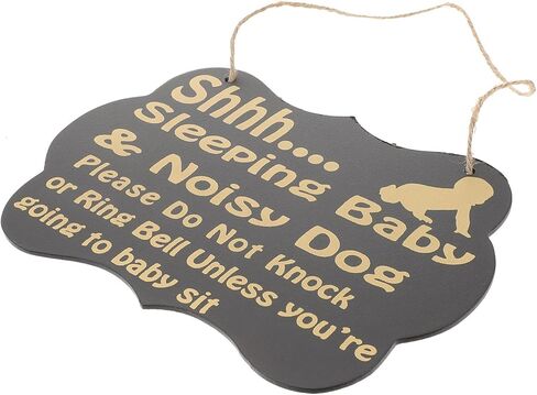 سيواك لافتة خشبية بتصميم عبارة «Do Not Disturb» للتعليق على الباب الامامي وباب غرفة النوم in Kuwait