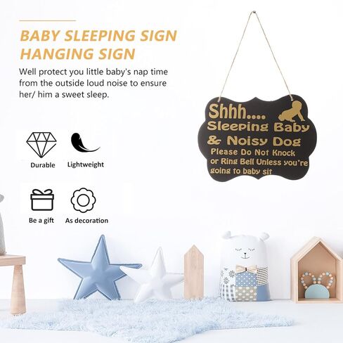 سيواك لافتة خشبية بتصميم عبارة «Do Not Disturb» للتعليق على الباب الامامي وباب غرفة النوم in Kuwait