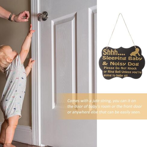 سيواك لافتة خشبية بتصميم عبارة «Do Not Disturb» للتعليق على الباب الامامي وباب غرفة النوم in Kuwait