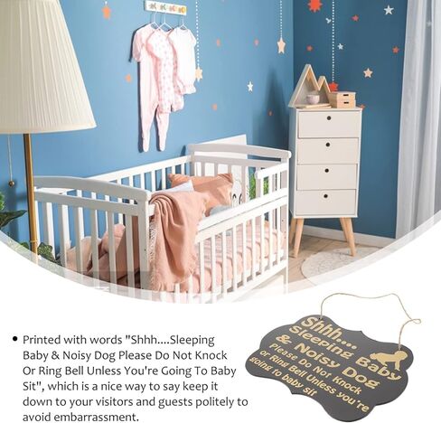 سيواك لافتة خشبية بتصميم عبارة «Do Not Disturb» للتعليق على الباب الامامي وباب غرفة النوم in Kuwait