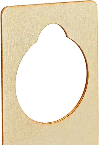 Wooden Door Knob Hanger, Please Do Not Disturb (3.25 x 9.5 in, 12-Pack) in Saudi Arabia