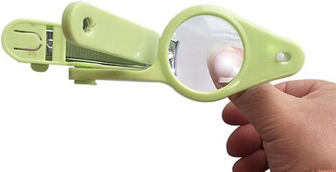 ARTIBETTER Baby Nail Clipper with Light and Magnifier Glasses Safety Nail Care Tool Infant Nail Trimmer Cutter Scissor in Kuwait