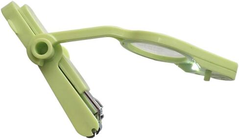 ARTIBETTER Baby Nail Clipper with Light and Magnifier Glasses Safety Nail Care Tool Infant Nail Trimmer Cutter Scissor in Kuwait