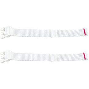 F-Price Replacement Parts for Baby Swing - Fisher-Price Revolve Baby Swing FBL70 ~ Set of 2 White Replacement Waist Strap with Male Part of Buckle in Saudi Arabia