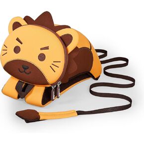 NOHOO Toddler Backpack Leash, Mini Cute Cartoon Animal, Waterproof Travel Book Bag for Baby Boys Girls 3~6 Years(Cat)