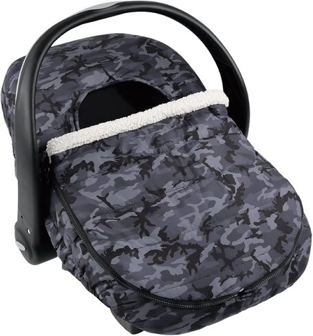 The Peanutshell Car Seat Cover | Black Camo | Winter Carseat Canopy | Car Seat Cover Baby in Saudi Arabia