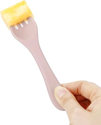 PandaEar Silicone Baby Spoon and Fork Set| 6 Pack First Stage Baby Self Feeding Spoons 6+ Months| Toddler Baby Utensils 6-12 Months| Infant Baby LED Weaning Spoons Feeding Supplies in Saudi Arabia