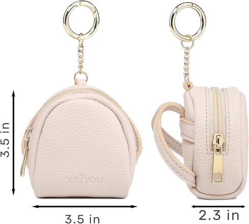 Premium Leather Pacifier and Nipple Shield Cases - Set of 2 Black & Beige | Case for Diaper Bag & Stroller | Pacifier Box for Travel | Keeps Baby’s Binkies Clean and Accessible by purifyou in Saudi Arabia