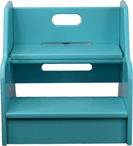 Little Partners Toddler Step Up Stool | 2 Step Adjustable Height for Kitchen, Bathroom or Nursery (Soft White) in Saudi Arabia