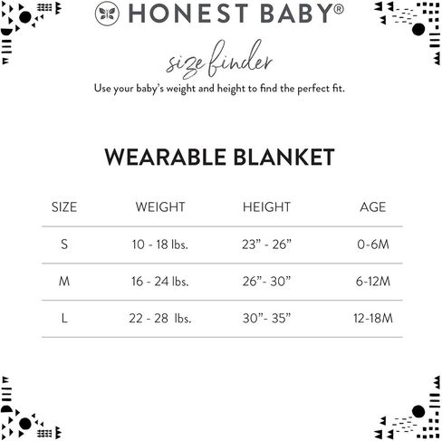 بطانية HonestBaby من القطن العضوي ماتيلاس، قابلة للارتداء in Kuwait
