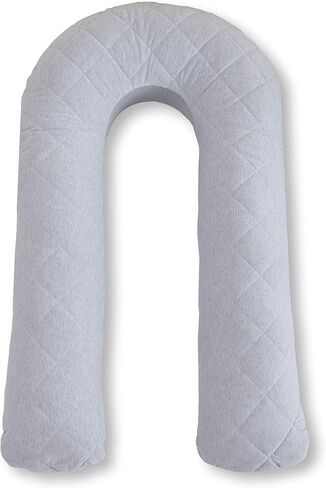 بودي نيست™ وسادة حمل للنوم - وسادة امومة على شكل حرف U للنساء الحوامل - وسادة تبريد للجسم لجميع الفصول مع غطاء مزدوج الجوانب قابل للعكس والازالة، قابل للغسل وناعم مينكي in Kuwait