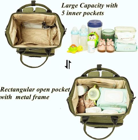 Tactical Diaper Backpack with USB Port (DADDY and MOMMY patches) in Saudi Arabia