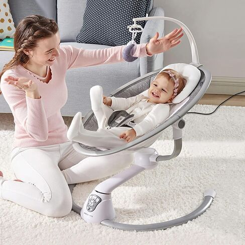 استبدال سلك الطاقة BXIZXD 5V لأرجوحة Graco Baby Simple Sway Sway، Glider LX، Elite، Premier، Petite LX، DuoGlider، Sweetpeace، Duetconnect LX، Sweet Snuggle، Comfy Cove DLX Baby Swing، 3.3 قدم in Kuwait