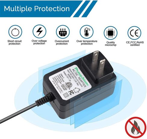PumpMom 12V Power Adapter Charger for Spectra Breast Pump S1 S2 S100 S200 and 9 Plus, Replacement Power Supply for Motif Luna Brreast Pumps in Saudi Arabia