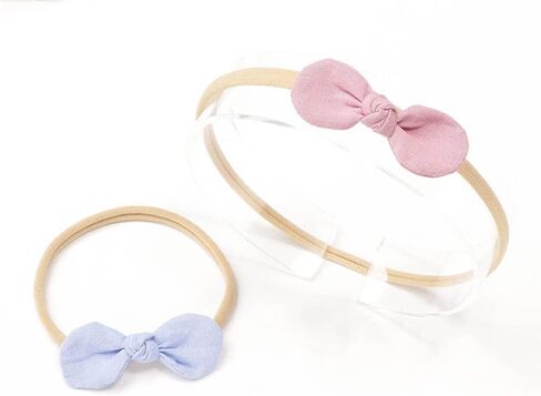 ZYSC Baby Girl Bows Infant Headbands Newborn Toddler Nylon Hairbands Hair Accessories for Baby Girls in Kuwait