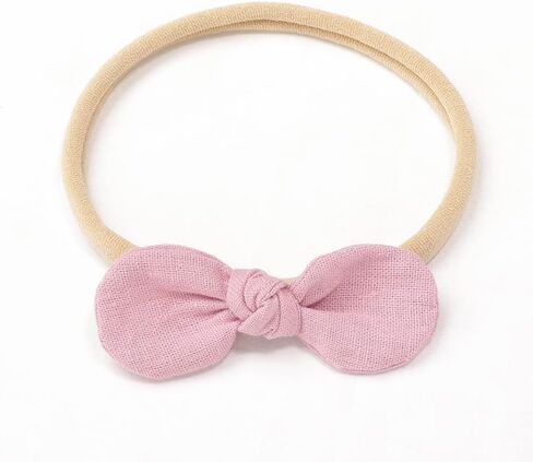 ZYSC Baby Girl Bows Infant Headbands Newborn Toddler Nylon Hairbands Hair Accessories for Baby Girls in Kuwait