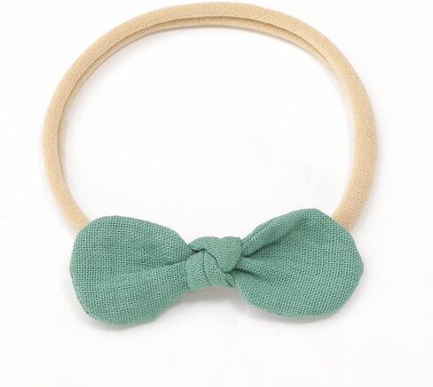 ZYSC Baby Girl Bows Infant Headbands Newborn Toddler Nylon Hairbands Hair Accessories for Baby Girls in Kuwait
