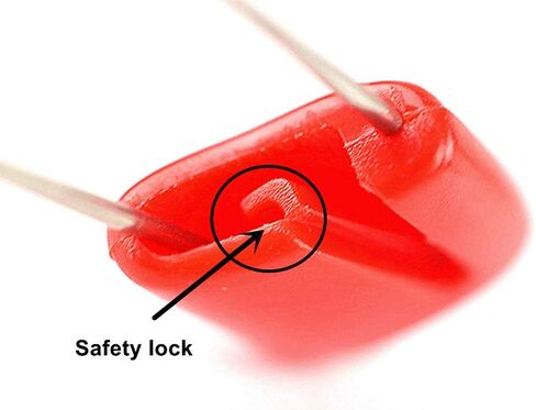 Kinteshun Baby Safety Pins,Kid Secure Clips Diaper Bib Nappy Pin with Safe Lock(50pcs,1.6 inches,7 Assorted Candy Colors) in Saudi Arabia