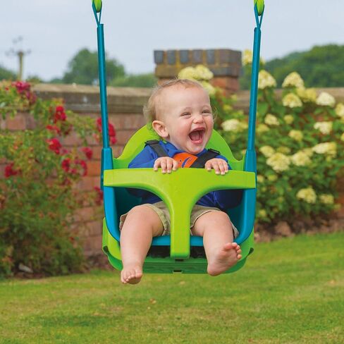 TP Toys Baby Swing - Comfy Toddler Swing Seat, Kids Outdoor Toys, Quadpod Adjustable 4-in-1 Swings Chair, Secure, Safe Quick Click Locking System, Durable, Easy Installation, Ages 6 Months - 8 Years in Saudi Arabia