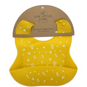 Our Little Cubs Silicone Baby Bibs Adjustable Fit Baby Bib Waterproof Bibs Baby Eating Supplies Feeding Supplies