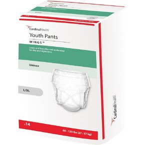 حفاضات شبابية من Curity مقاس كبير/X-Large/56 (4 أكياس من 14)