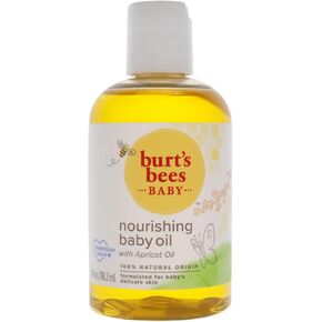 Burt's Bees Baby Nourishing Baby Oil, 100% Natural Origin Baby Skin Care, 4 Ounce Bottle in Kuwait