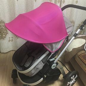 Sun Shade for Stroller Cover Universal Pushchair Pram Umbrella Canopy Sun Cover Shade Canopy Stroller Cover UV Protection Cover for Stroller Pushchair Prams Baby Cart Sun Shade Protector