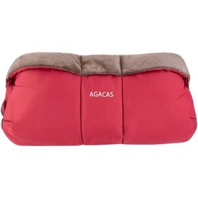 AGACAS Stroller Footmuff - Universal Winter Thicken Bunting Sleeping Bag, Water Repellent Cover, Shearing Blanket, Fits All Pushchair/Pram/Car Seats with Warm Hand Gloves/Warmmuffs