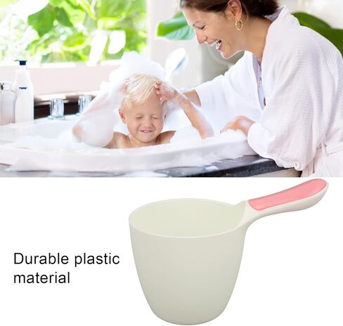 mumisuto Baby Bath Rinse Cup, Bath Cups for Rinsing Baby Durable Comfortable Handle Bright Color Kids Bath Cup (Handle Color is Random) in Saudi Arabia