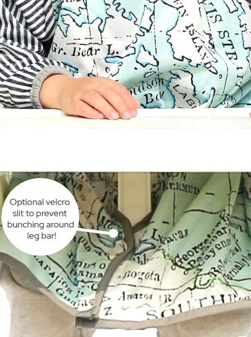 Premium Baby Led Weaning Bib - Full Coverage with Lap Protection - Water-Resistant Long Sleeve Smock in Saudi Arabia