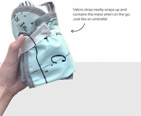 Premium Baby Led Weaning Bib - Full Coverage with Lap Protection - Water-Resistant Long Sleeve Smock in Saudi Arabia