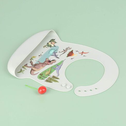 Silicone Bib For Babies & Toddlers Self Feeding BPA Free Waterproof Comfortable Soft in Saudi Arabia