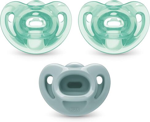 NUK Comfy Orthodontic Pacifiers, 0-6 Months, 3 Pack in Saudi Arabia