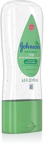Johnson's Baby Gel Oil with Aloe & Vitamin E, 6.5 Ounces (Pack of 2) in Saudi Arabia