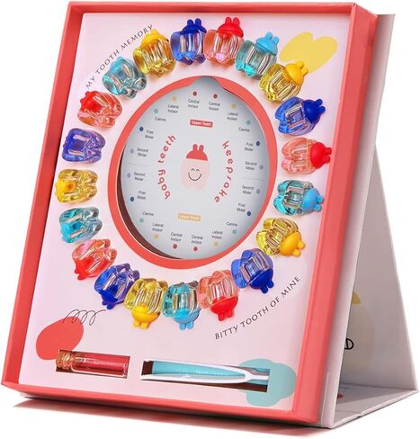 Tooth Fairy Box for Girls, First Tooth Keepsake Box for Kids, Tooth Boxes Saver & Holders for Lost Teeth in Saudi Arabia