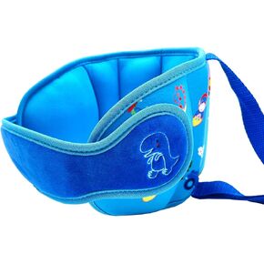 Adjustable Toddler Car Seat Head Support Band, Carseat Straps Cover, Safety Car Seat Neck Relief, Infants and Baby Head Support,Blue in Kuwait
