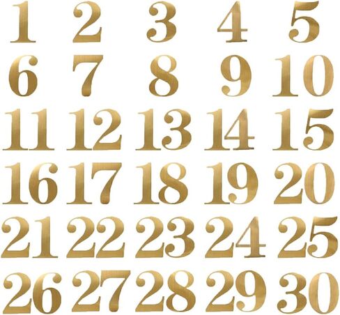 ملصق رقم ستاي ماكس 1-30 لحفلات الزفاف لإكسسوارات بطاقات المائدة in Saudi Arabia